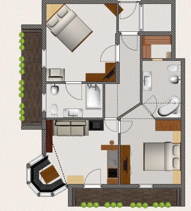 Apartments Villa Gardena - Gardenahotels Selva di Val Gardena Dış mekan fotoğraf