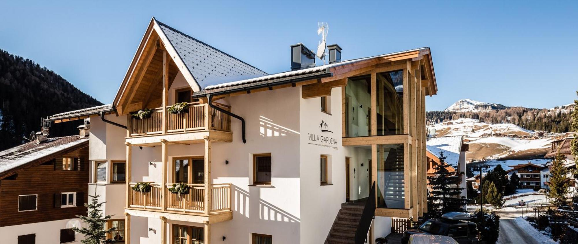 Apartments Villa Gardena - Gardenahotels Selva di Val Gardena Dış mekan fotoğraf