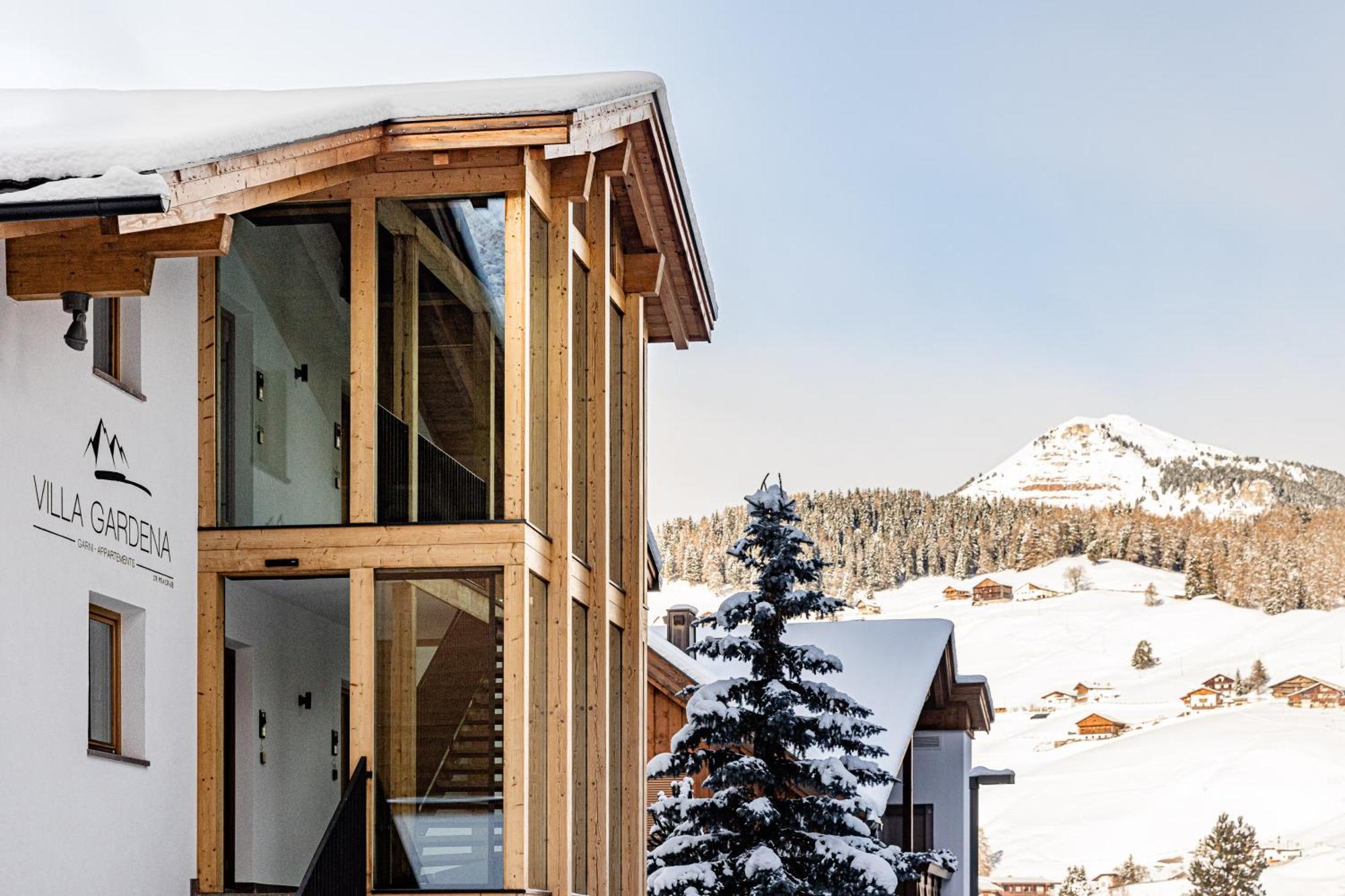 Apartments Villa Gardena - Gardenahotels Selva di Val Gardena Dış mekan fotoğraf
